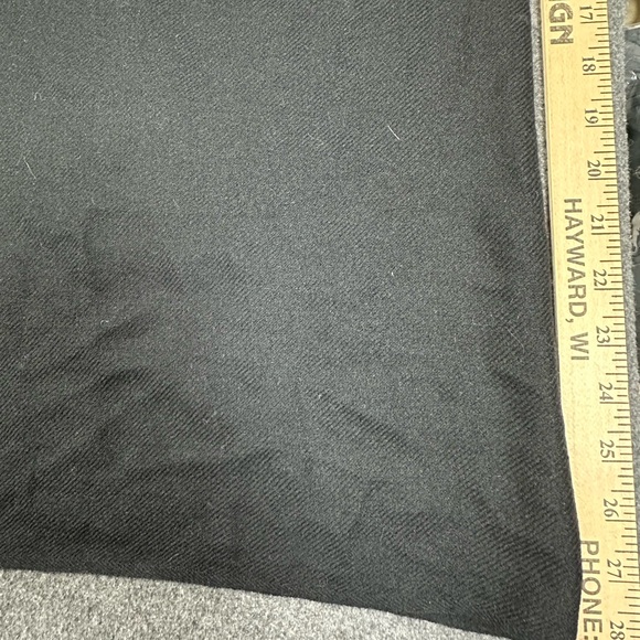 Nordstrom Black Cashmere Scarf Fringe Hem Made in China - Picture 8 of 10